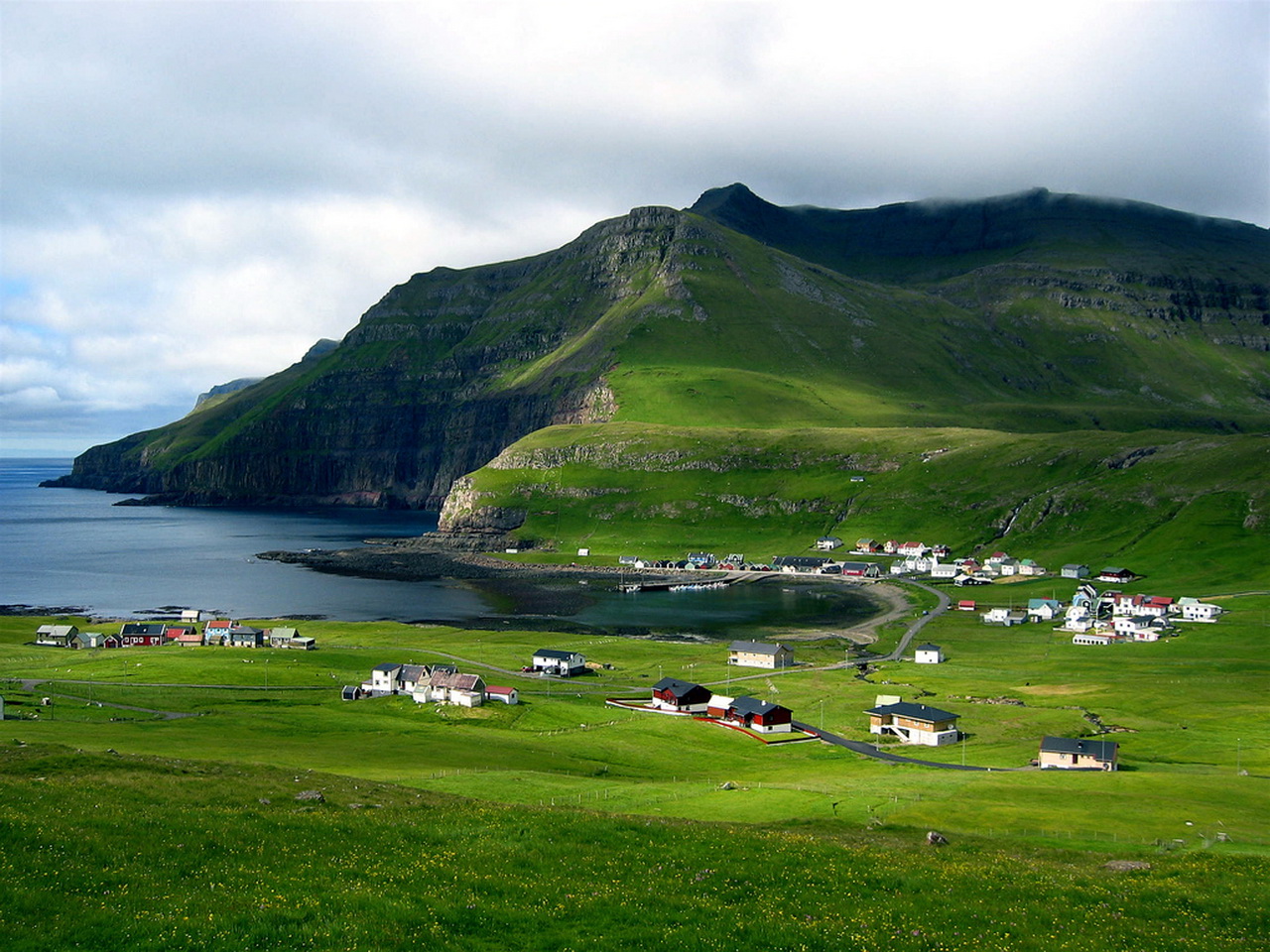 Кому принадлежат фарерские острова. Деревня Гасадалур, Фарерские острова.